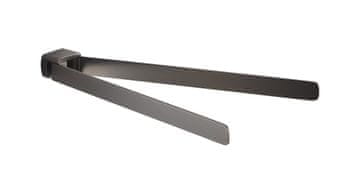 Gedy PIRENEI Dvostruki Zakretni Držač Ručnika 350mm, Gun Metal