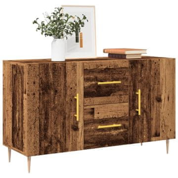 Vidaxl Komoda s ladicama, antikno drvo, 100x36x60 cm, materijal na bazi drva