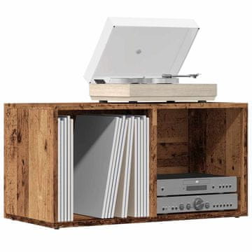Vidaxl Komoda za LP, staro drvo, 69,5 x 34 x 36 cm