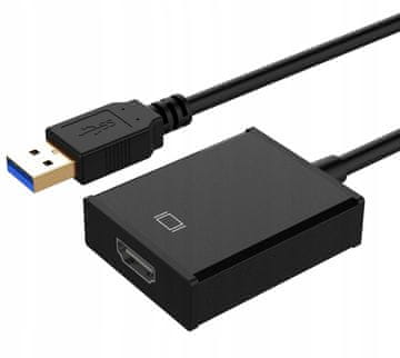 CO2 Co2 usb 3 hdmi adapter kabel hub konverter full hd 1080p 60hz