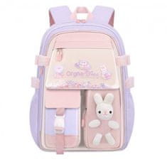LIVEFY dječji školski ruksak Rabbit, ljubičasta