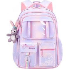 LIVEFY dječji školski ruksak Moon, ljubičasta