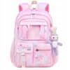 LIVEFY dječji školski ruksak Moon, ružičasta