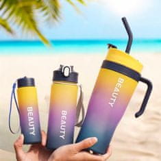 LIVEFY 3in1 Set boca i čaša za vodu Sunrise, ombre