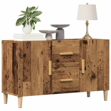 Vidaxl Komoda s ladicama, antikno drvo, 100x36x60 cm, materijal na bazi drva