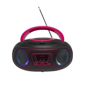 Denver Denver TCL-212BT Prijenosni CD player, crna/roza