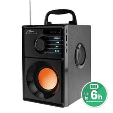 M.E.D. Media-Tech BOOMBOX BT 15 W Prijenosni zvučnik, Crni