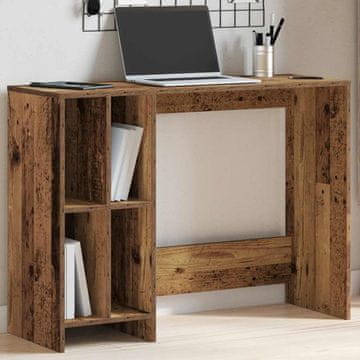 Vidaxl Radni stol, Staro drvo, 102,5 x 35 x 75 cm, Materijal na bazi drva