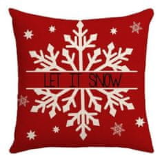 LIVEFY Božićna jastučnica 45x45cm, Snow 1