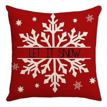 LIVEFY Božićna jastučnica 45x45cm, Snow 1