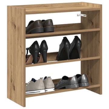 Vidaxl Stalak za cipele, Artisan hrast, 60x25x62 cm