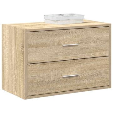 Vidaxl Ormarić s 2 ladice Sonoma hrast 60x31x40 cm