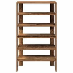 Vidaxl Stalak za cipele boja staro drvo 61x32x105 cm konstruirano drvo