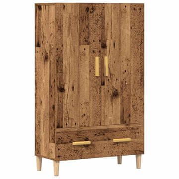 Vidaxl Komoda, Staro drvo, 70x31x115 cm, Materijal na bazi drva