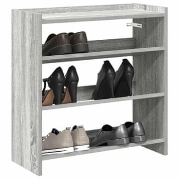 Vidaxl Stalak za cipele, sivi hrast sonoma, 60x25x62 cm