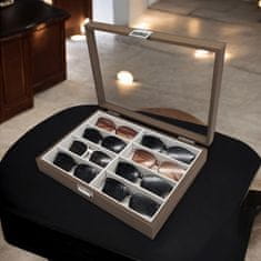 LIVEFY organizator za zaočale Sunny 8kom, smeda