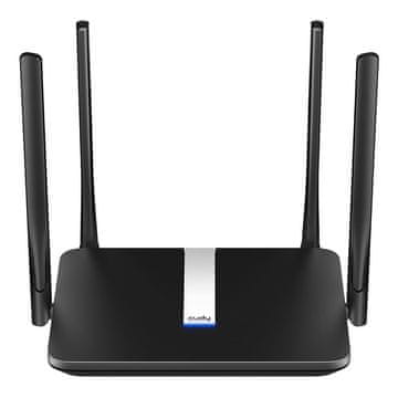 Cudy Cudy LT500 bežični ruter, Fast Ethernet, Dual-band (2.4/5 GHz), 4G, crni