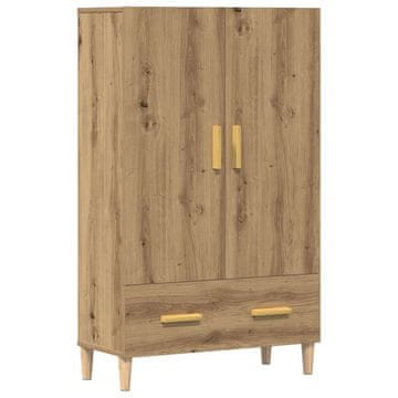 Vidaxl Ormarić, Artisan hrast, 70x31x115 cm, materijal na bazi drva