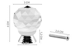 Iso Trade Kristalna ručka za namještaj ISO 8106