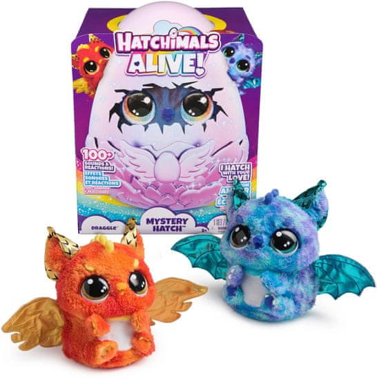 Hatchimals Big Egg Draggle plišana igračka (6069282)