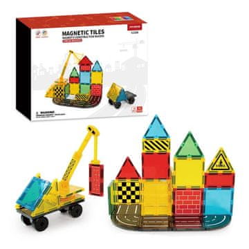 Magnetic Tiles Magnetski set za gradnju Dream Builder 35 dijelova - Magnetne pločice