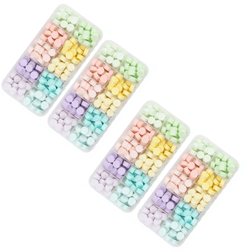 Netscroll Set voskovnih perlica za pečate, vosak za pečat, 2 posudice s 10 boja, bez dima i mirisa, kompatibilno s WaxKit setom, WaxPack