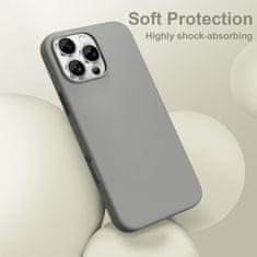 Tech-protect Silicone MagSafe maska za iPhone 16 Pro Max, siva