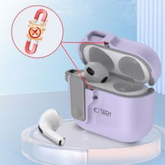 Tech-protect Slim Hook maska za Apple AirPods 4, ljubičasta