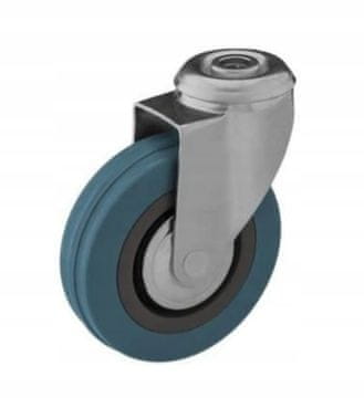 Räder Set okretnih kotačića za rupu od 100 mm, plastika/guma