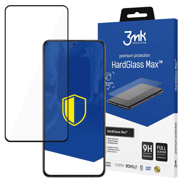 3MK Kaljeno staklo HardGlass Max zaštita za Samsung Galaxy S22+ 5G