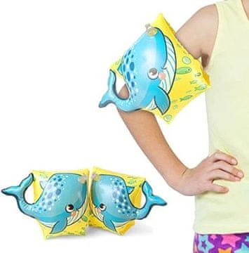 Bestway Narukavice za plivanje na napuhivanje s motivom kita 22x23 cm