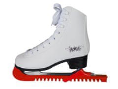 ACRAsport ACRA H526-CRV plastični štitnici za klizaljke crveni – 1 par