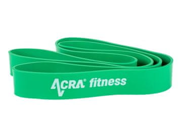 ACRAsport Elastična traka za vježbanje (power band) 45 mm zelena