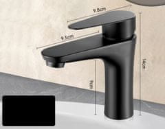 Tavalax Elegantna mat crna slavina za vodu – stilski i funkcionalan izbor za vašu kupaonicu