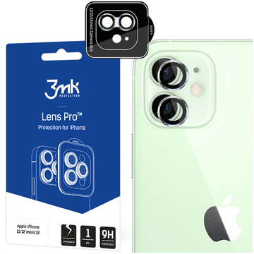 3MK Apple iPhone 11/12 mini/12 - zaštita leća Pro srebrna