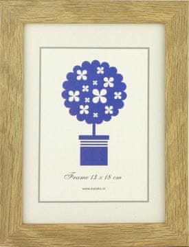 Karako Foto okvir 13x18 cm, drvo - MDF, stolni, zidni, 70 natur