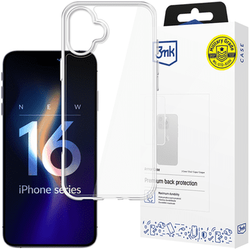 3MK Zaštitna Oklopnica za iPhone 16 s Ojačanim Rubovima