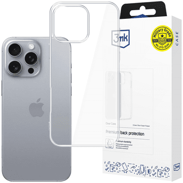 3MK Prozirna maskica za iPhone 16 Pro Max s 9H zaštitom
