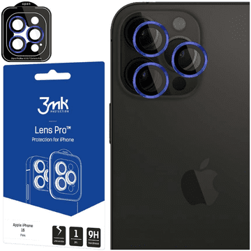 3MK Zaštita za leće za iPhone 15 Pro Max - kaljeno staklo za kameru