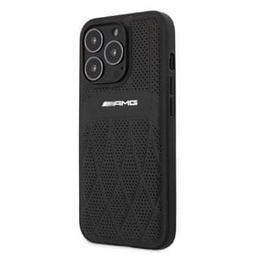 MERCEDES Mercedes Tvrda Kožna Futrola Za Iphone 13 Pro 6.1 S Uzorkom Zakrivljenih Linija