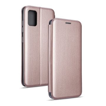 BE preklopna maska za Samsung Galaxy M51, ružičasto zlatna