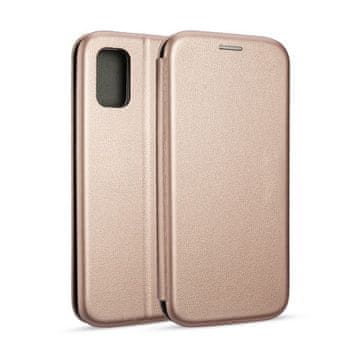 BE preklopna maska za Samsung A41, ružičasto zlatna