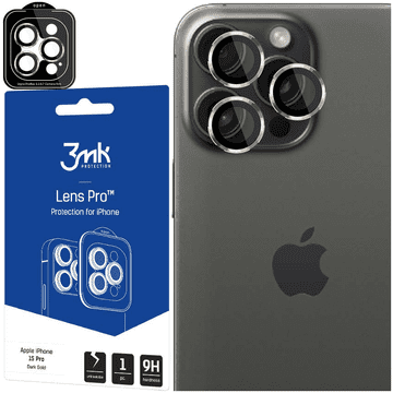 3MK Leća Zaštita Pro za iPhone 15 Pro - Staklo za Ekran