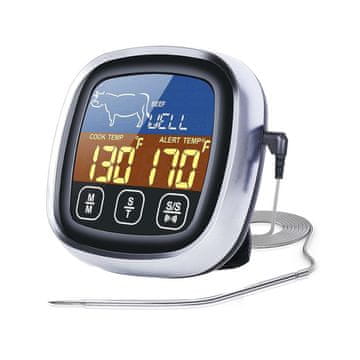 LIVEFY Meat thermometer kuhinjski termometar, crni