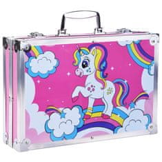 MG Art Suitcase set za slikanje u koferu za djecu 145 kom, roza