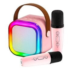 MG Sing Set Bluetooth Karaoke mikrofoni + zvučnik, ružičasta