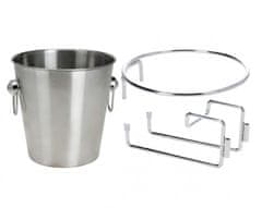 Excellent Houseware Hladnjak za vino i šampanjac s držačem - set od 3 komada