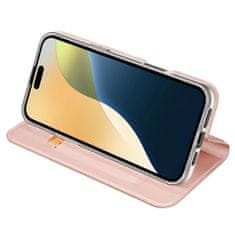 Dux Ducis Skin Pro preklopna maska za iPhone 16, ružičasta