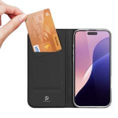Dux Ducis Skin Pro preklopna maska za iPhone 16 Pro, crno