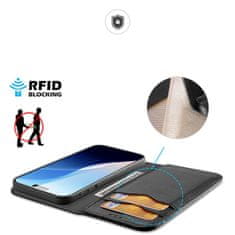Dux Ducis Hivo preklopna maska za iPhone 16 Pro, crno